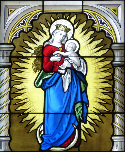 Madonna con el niño