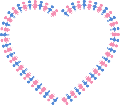 Heart border image