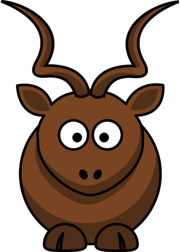 Kreslený kudu