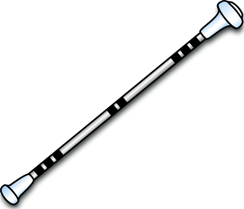Baton twirling stick vector clip art