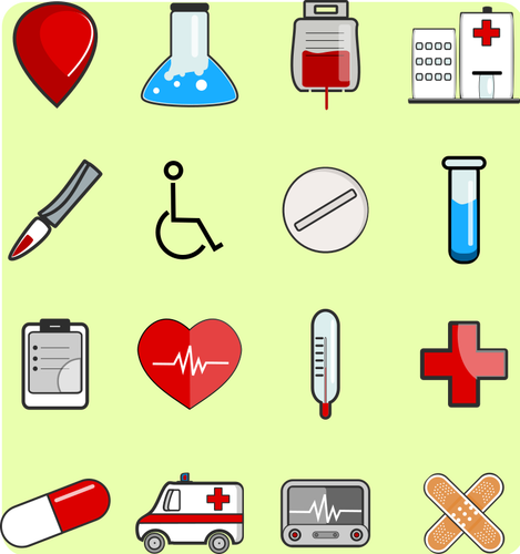 Medical icons package