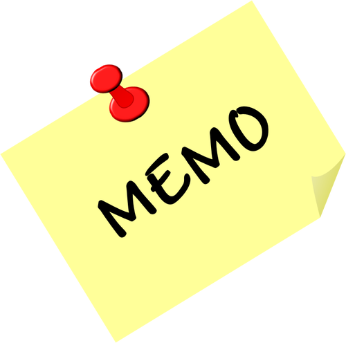 Memo on a post-it