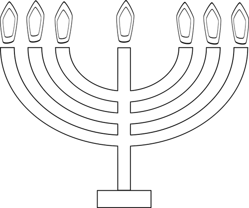 Menorah dispositionen bild