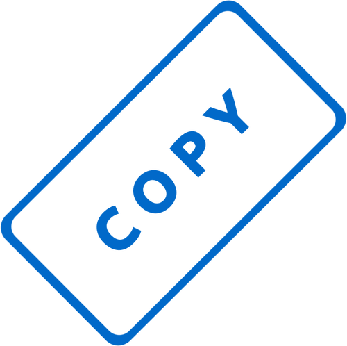 Copy Stamp Vector