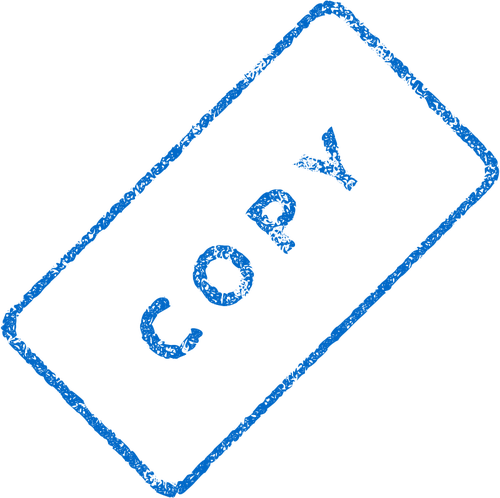 Copy Business Stamp Vector