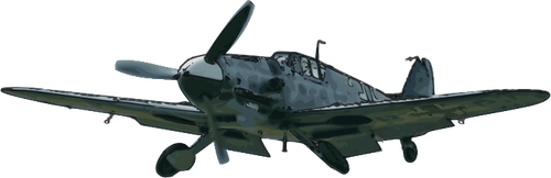 Messerschmidt Bf109G avião vetor clip-art