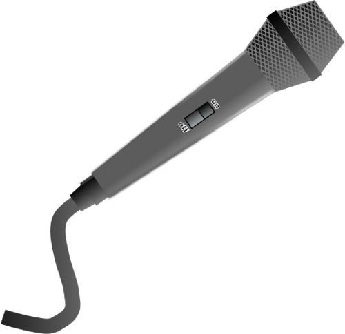 Clipart vectoriel électrique microphone