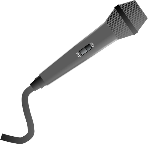 Clipart vectoriel électrique microphone