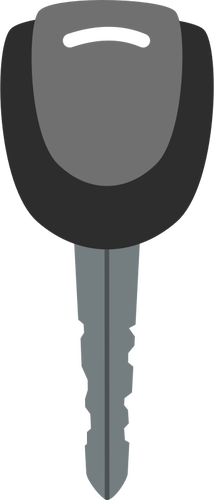 Image vector noir et gris de clef de porte de voiture