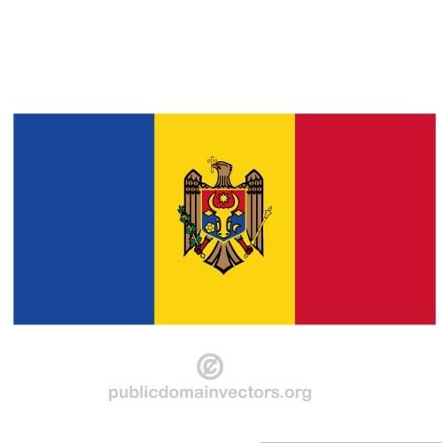 Bendera Moldova vektor