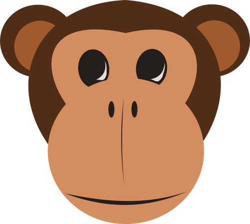 Affe-Vektor-ClipArt