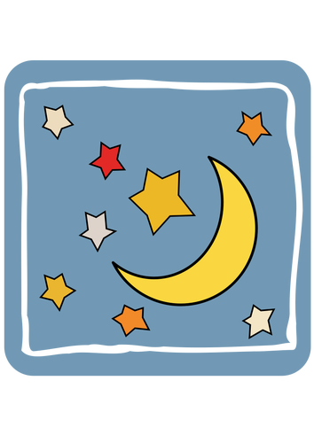 Luna şi stelele
