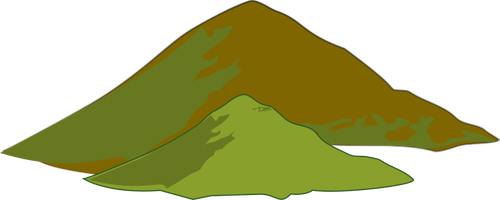 Image vectorielle de montagnes