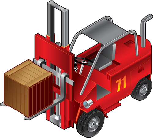 Forklift Truck vector