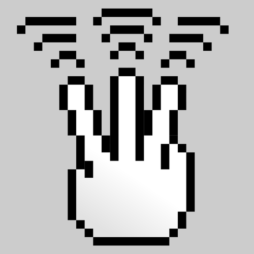 Multi-touch cursor