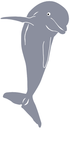 Delfin sărituri grafică vectorială