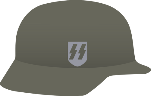 Imagem vetorial de capacete nazista