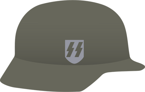 Nazi helmet vector image