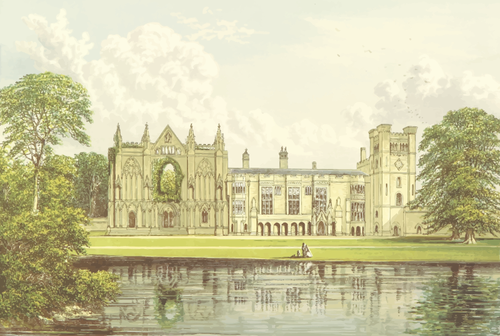 Newstead Abbey-Vektor-Bild