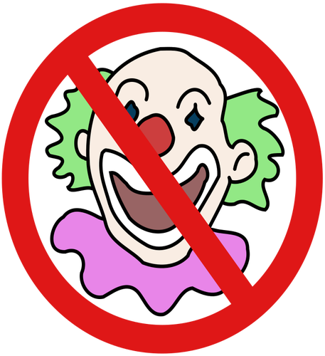 No Clowns symbol