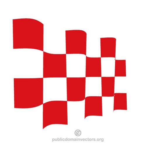 Kuzey Brabant dalgalı bayrağı