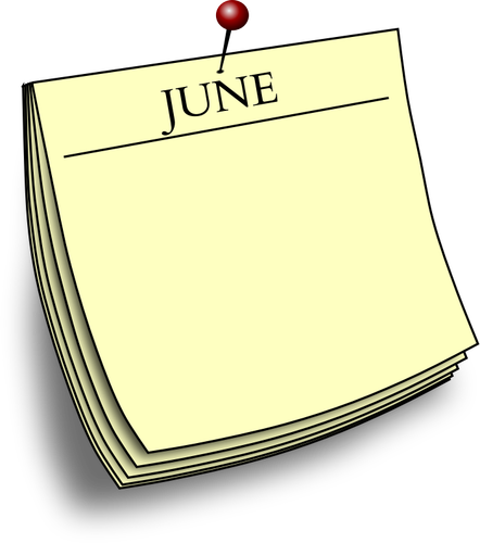 مذكرة شهرية - يونيو