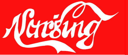 Vektorové grafiky Coca Cola ošetřovatelství logo