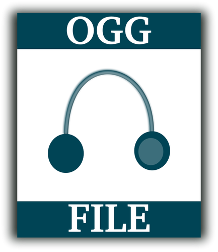 OGG fişier web vector icon