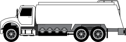 Öltanker LKW Vektorgrafik