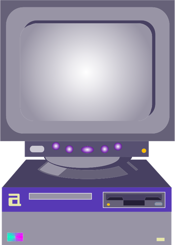 Färgglada dator