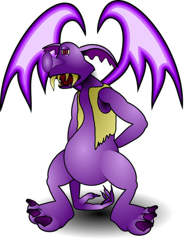 Dragón púrpura