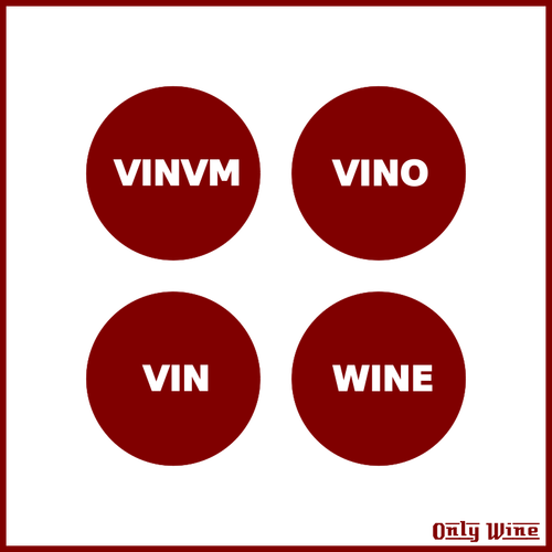 Kırmızı şarap logolar.