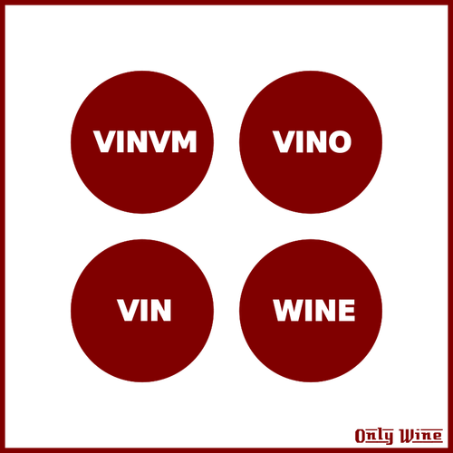 Red wine logos.