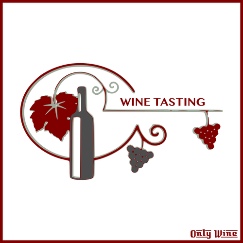 Cartaz de degustação de vinhos