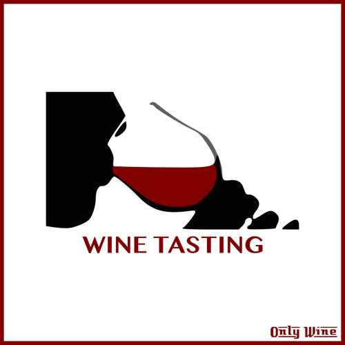 Wine tasting symbol