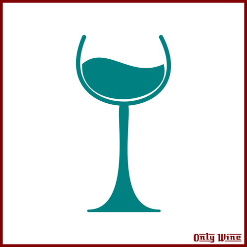 Blå vin-ikonet