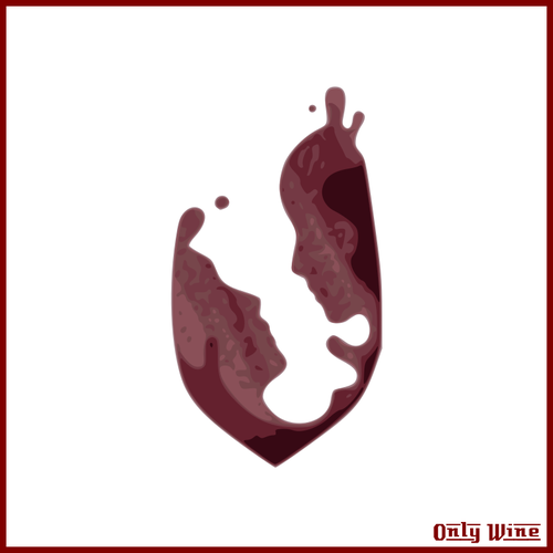 Wine stains vector graphics