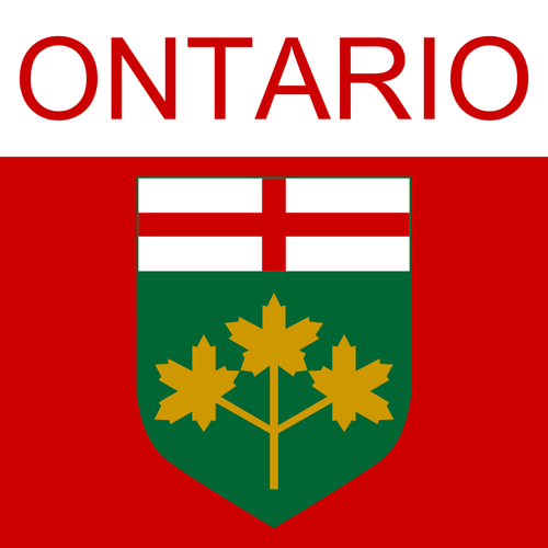 Ilustración de vector de símbolo de Ontario