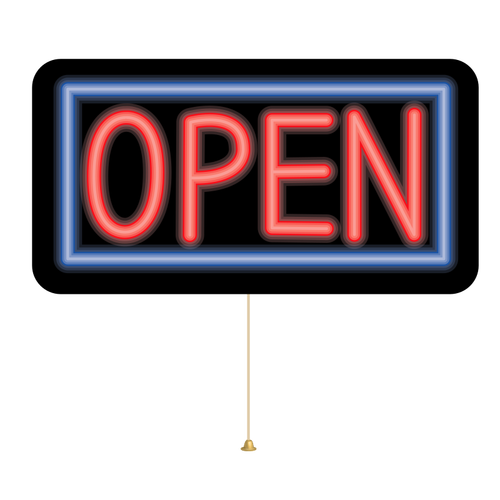 Signe « open »