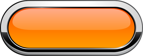 मोटी ग्रेस्केल बॉर्डर नारंगी बटन वेक्टर चित्रण
