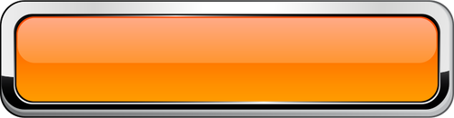 Dessin de vectoriel bouton orange de frontière carré épais en niveaux de gris