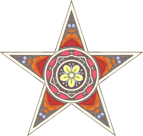 Imagen de la estrella ornamental
