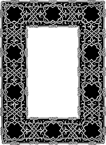 Ornate Geometric Frame Public Domain Vectors