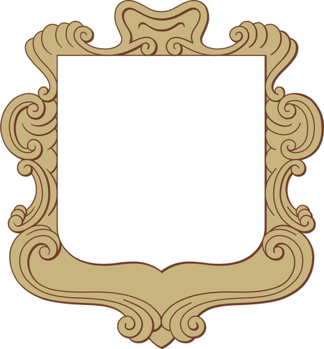 Rich ornate frame