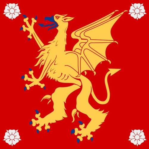 Ostergotland eyaletinin bayrağı