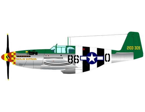 P 51B 战斗机