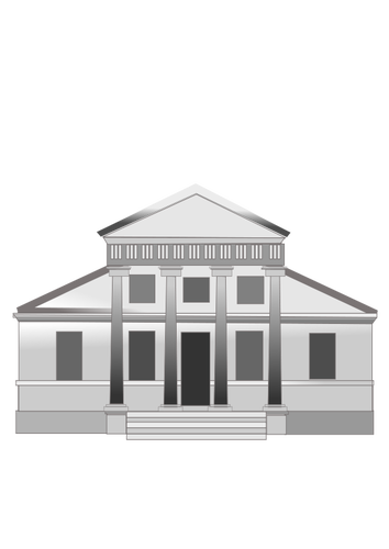 Vector illustration of villa