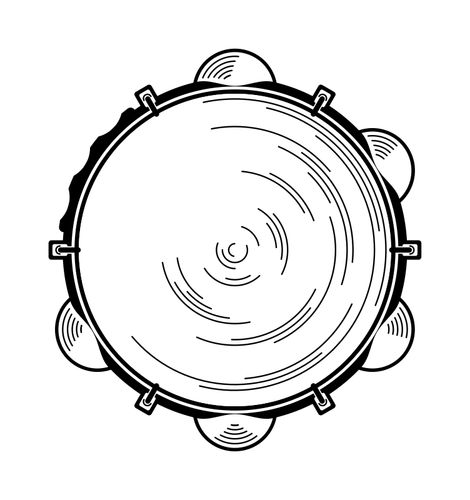 小さな打楽器シルエット