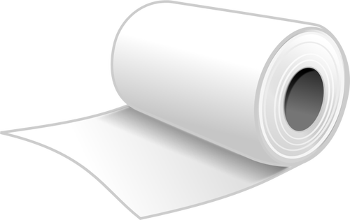 Paper roll vector clip art