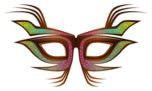 Partij masker glinsterende Clip Art